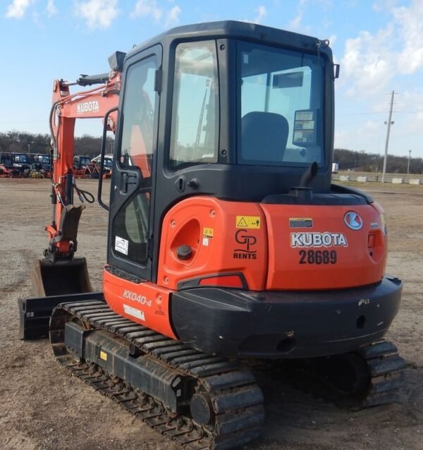 2019 Kubota KX040-4 mini excavator - Image 8